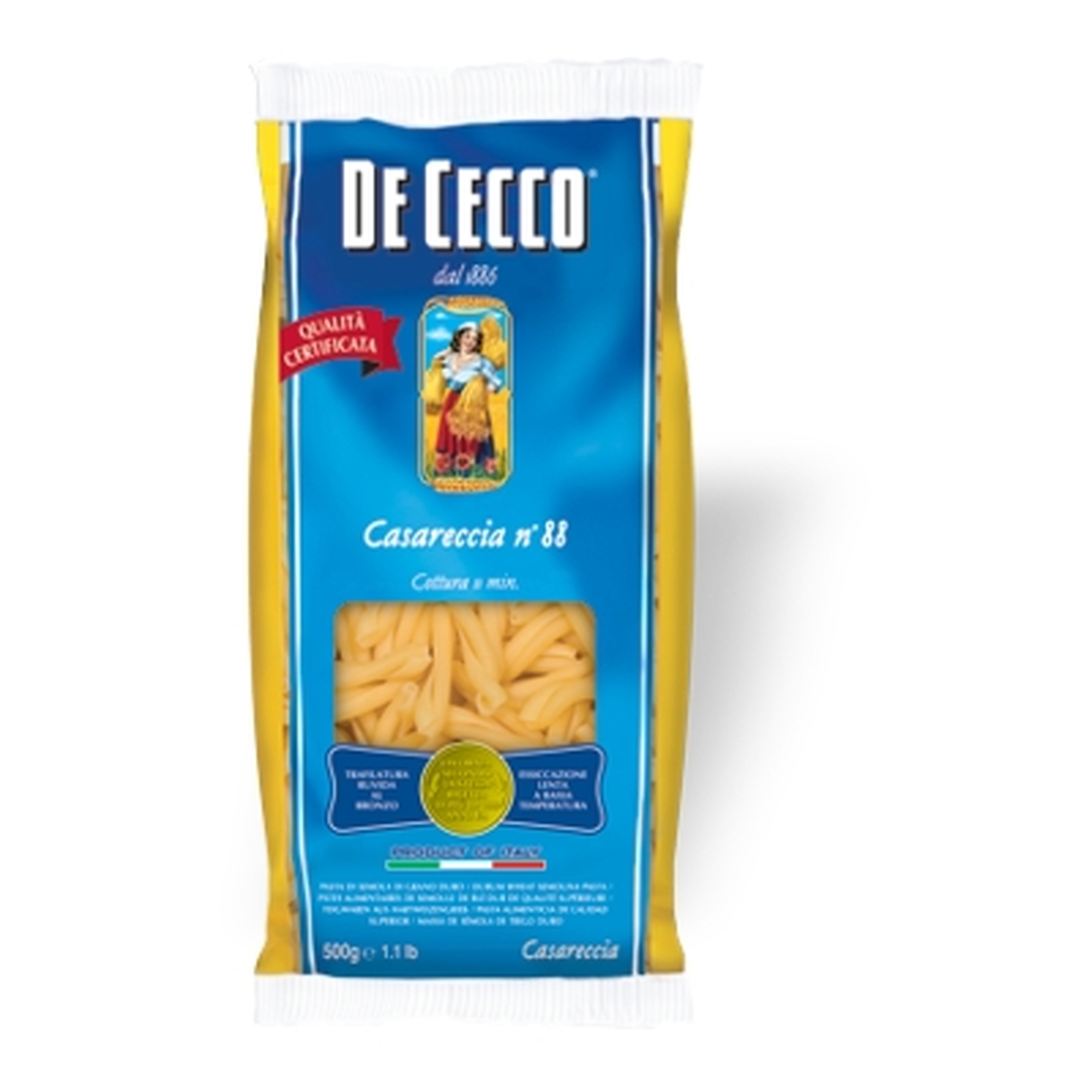 Nudeln Pasta Casareccia n° 88 5 x 500 gr. - De Cecco