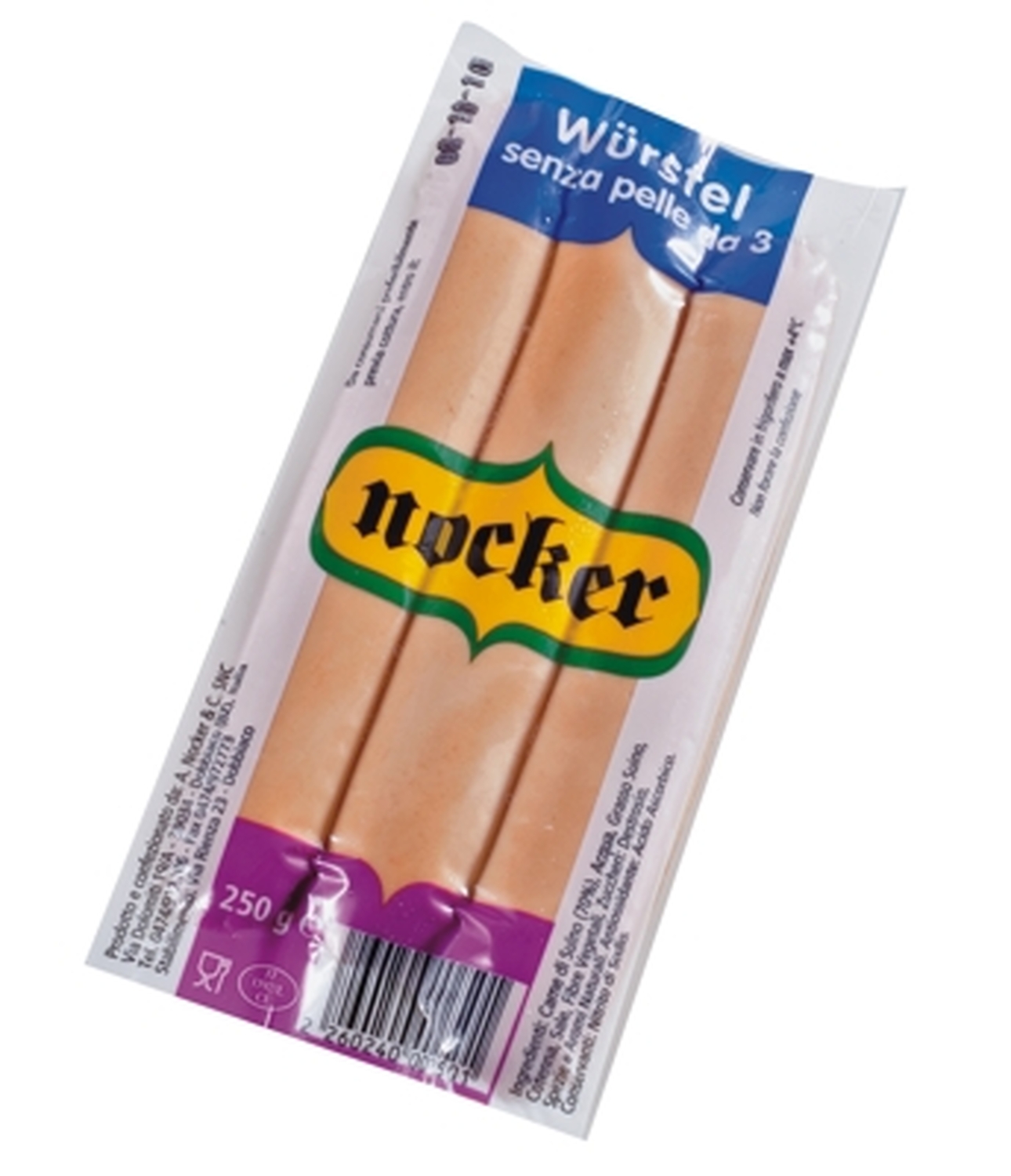 Würstchen ohne Haut 3 Stück vac. Nocker ca. 250 gr. - Bild-1