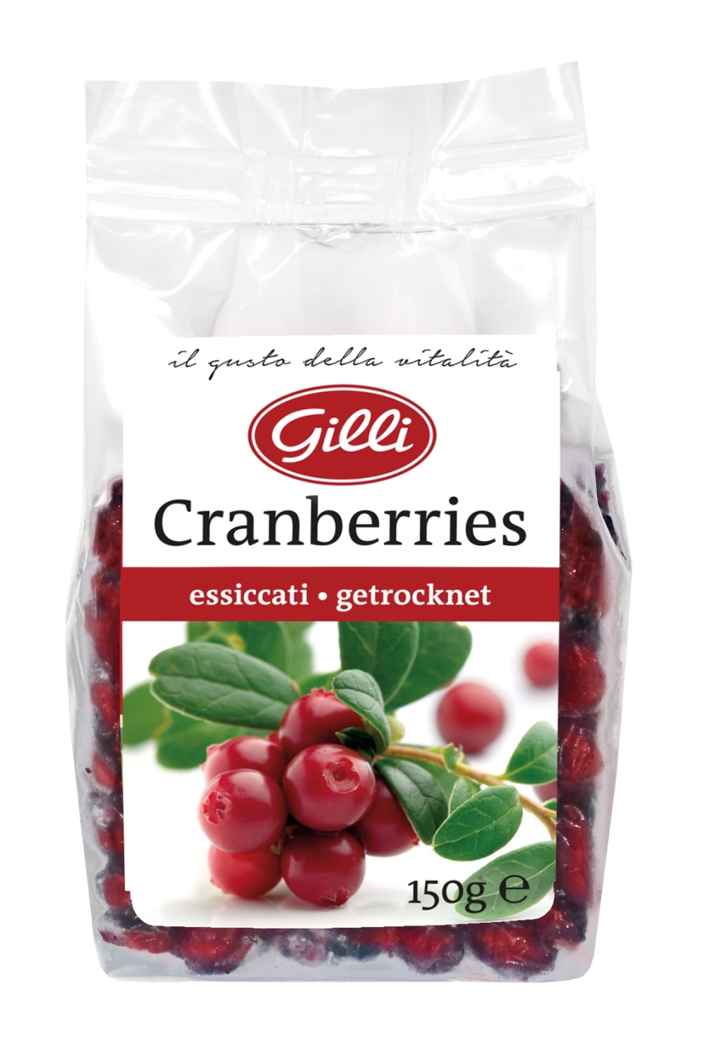 Cranberries getrocknet 150 gr. - Gilli