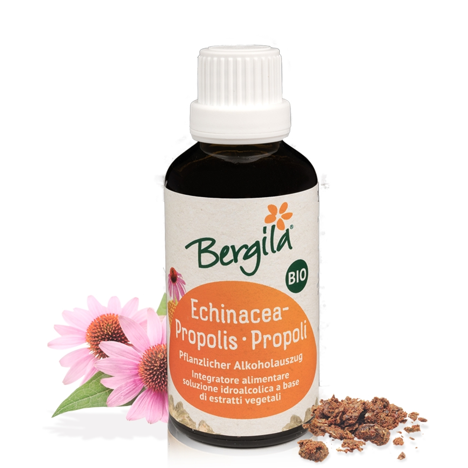 Echinacea - Propolis Tinktur bio 50 ml. - Bergila Südtirol