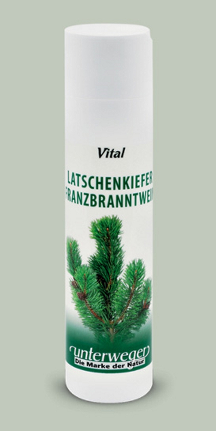 Franzbranntwein Tiroler Latschenkiefer 250 ml.