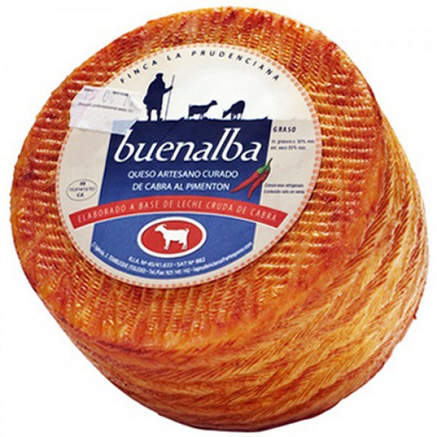 Gereifter Ziegenkäse mit Paprika von Buenalba ca. 3,2 kg - Artequeso