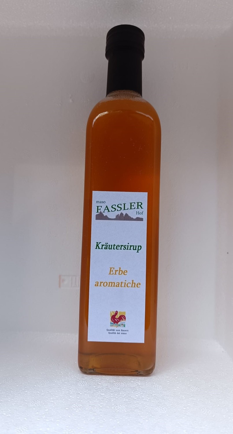 Kräuter Sirup 490 ml. -  Fassler Hof Suedtirol