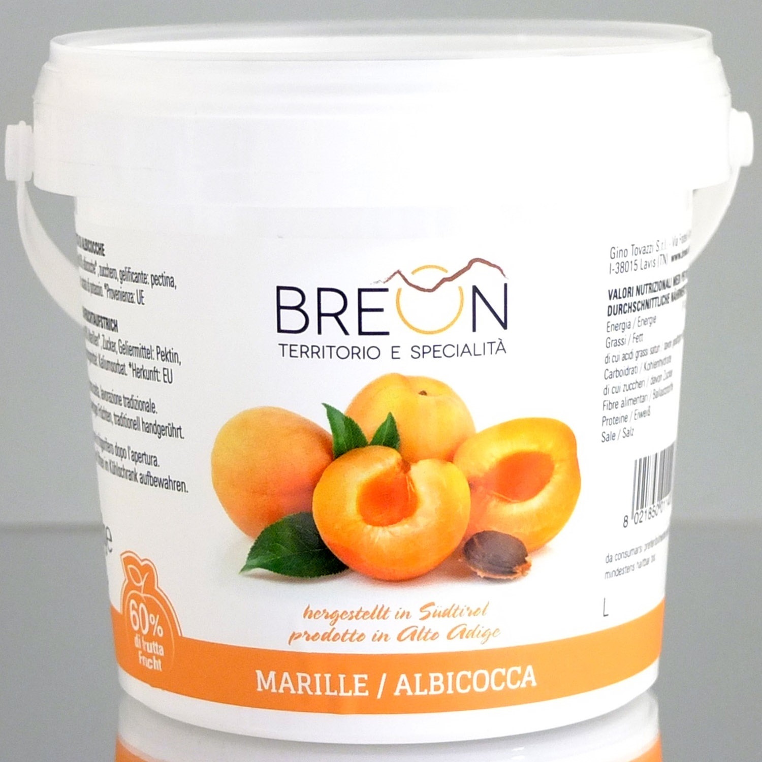 Marillen Fruchtaufstrich 65% 600 gr. - Breon - Bild-1
