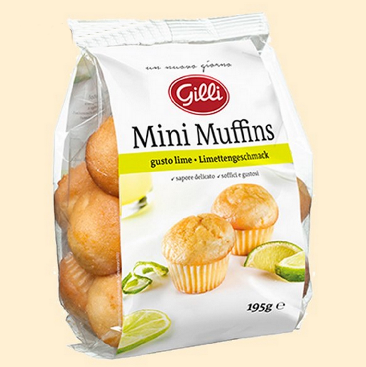 Mini Muffins Limettengeschmack 195 gr. - Gilli