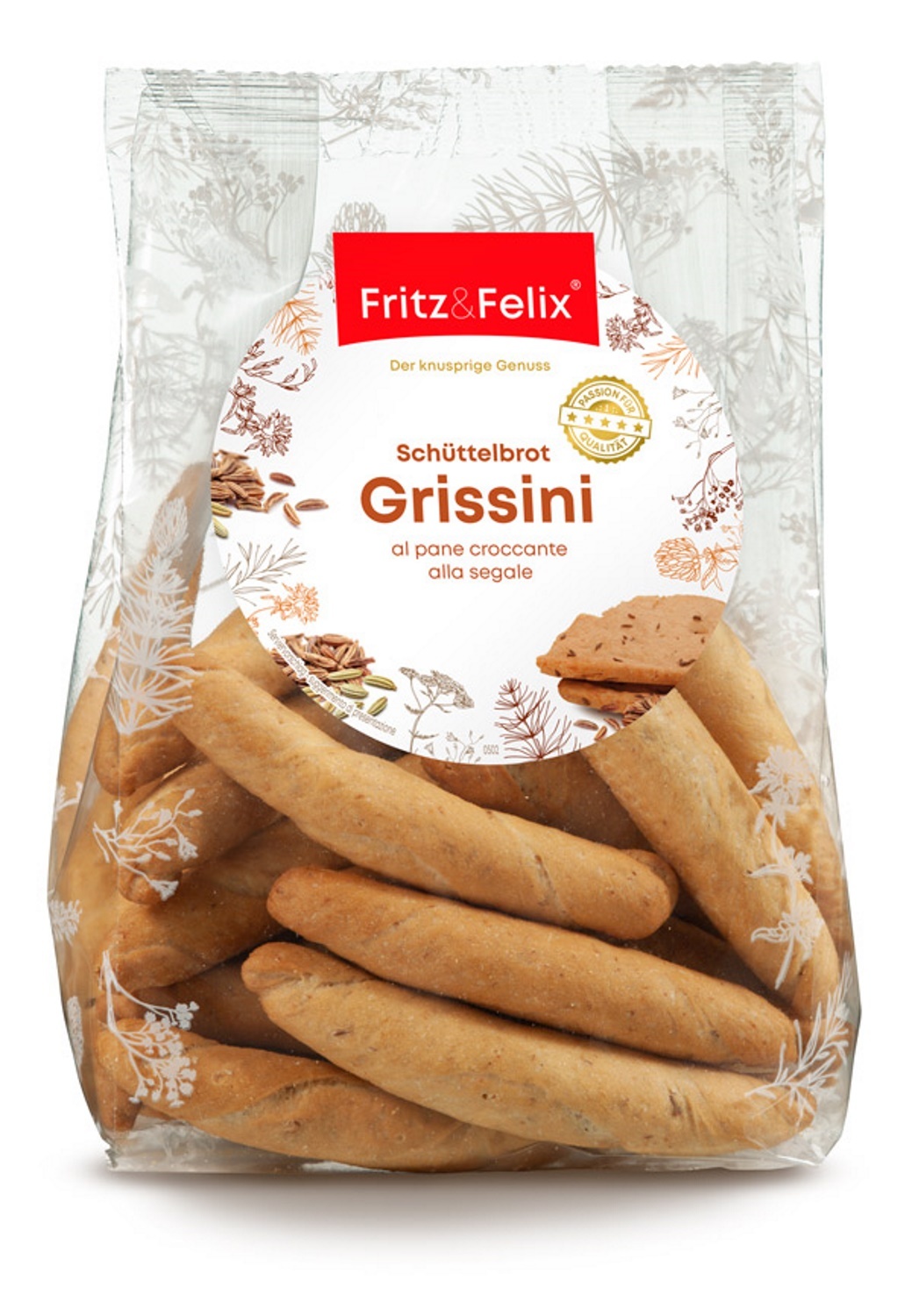 Südtiroler Schüttelbrot Grissini 125 gr. - Fritz & Felix