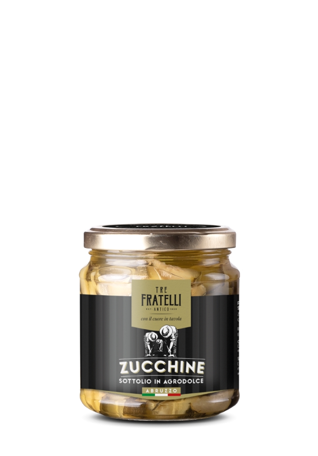 Süß-saure Zucchini in Öl 290 gr. - Tre Fratelli - Bild-1